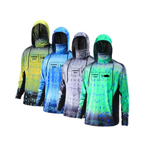 Vente en gros de vêtements de protection solaire d'été UPF 50 + Fabricant de surf extérieur à manches longues à séchage rapide pour hommes Rash Guard - Product Image 1
