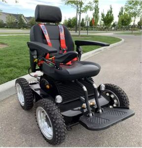 Silla de Ruedas Eléctrica Plegable de Primera Calidad con Motor sin Escobillas, Certificación CE Industrial, para Personas con Discapacidad, OEM Disponible, Subida Automática de Escaleras - Product Image 1