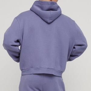 Sudadera con capucha y cremallera de algodón 100% de alta calidad, sudadera con capucha personalizada con estampado DTG para hombre, Sudadera con capucha cálida de invierno de peso pesado en blanco de gran tamaño - Product Image 3
