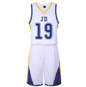 Conjuntos de uniformes de baloncesto de la Liga del equipo del club hechos a medida reversibles con estampado de camisetas de baloncesto cortas de doble capa - Product Image 1