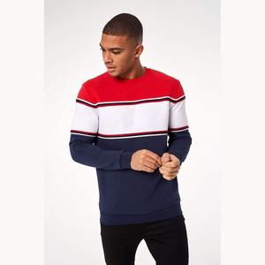 Sweat-shirt à col rond en molleton d'hiver 100% coton pour homme avec logo personnalisé brodé, couleur unie, imperméable et respirant - Product Image 4