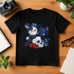 T-Shirt Casual Unisex Personalizzata in Cotone 100% 210GSM con Design a Rose - Product Image 3