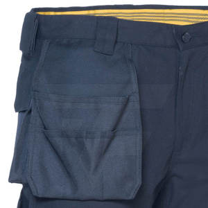 Pantalon de travail pour hommes personnalisé en usine pantalon cargo respirant en polyester et coton avec logo personnalisable multi-poches - Product Image 4