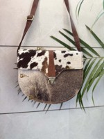 Tas Selempang Kulit Sapi Bohemian Desainer Wanita, Model Barat, Lapisan Nilon, Tas Serbaguna, Promo Terbaru