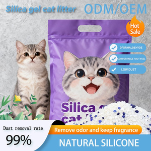 Litière pour chat en cristal, respirante, de qualité industrielle, déshydratant, conforme aux normes <span class=keywords><strong>REACH</strong></span>/RoHS, forme de granulés, modèle - Product Image 1