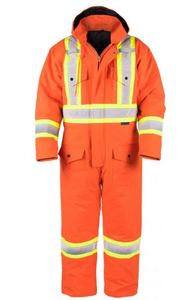Reflective Safety Clothing Custom Design Men's Winter Working Coveralls <b>Full</b> <b>Body</b> Overall Workwear <b>Suit</b> Factory - Product Image 2