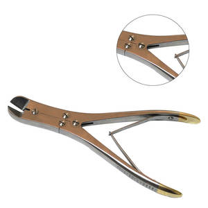 เครื่องตัดกระดูกแบบใช้ลวดสำหรับกระดูกเดี่ยวและกระดูกคู่ คุณภาพสูง ขนาด 140 มม./180 มม. กรรไกรตัดกระดูก อุปกรณ์ศัลยกรรมกระดูก - Product Image 4