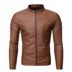 Chaqueta de invierno ajustada a la moda de alta calidad, cierre de cremallera, piel de vaca auténtica, patrón de cuello con capucha, lona transpirable, estilo fresco - Product Image 3
