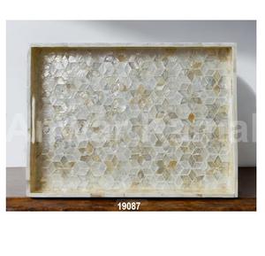 Plateau de service en acier inoxydable fait à la main pour décoration de table Plateau de service en acier inoxydable Plateau de service pour gâteaux à Dessert - Product Image 4