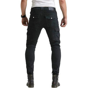 Durable D-Ride Moto Men's <b>for</b> Armor Motorcycle Jeans with Removable Knee & <b>Hip</b> <b>Pads</b> Quick Dry Breathable All Seasons - Product Image 2