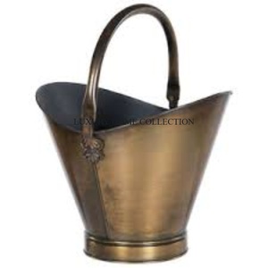 Seau à charbon ergonomique en métal antirouille avec une poignée résistante à la chaleur et un corps profond pour un stockage de grande capacité - Product Image 5