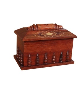 Urna de madera hecha a mano 9,50x5,75x6,50 (capacidad 150 cu.in) - Product Image 6