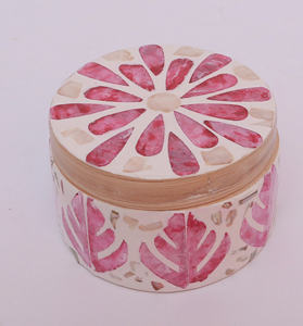 ชุดที่รองแก้วสไตล์โบฮีเมียนแบบฝังมุกแท้6ชิ้นใหม่ล่าสุดแบรนด์ vgreenart - Product Image 1