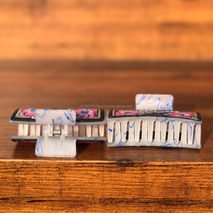 มาใหม่สไตล์ตะวันตกทําด้วยมือเครื่องมือหนังผมกรงเล็บคลิปจริงทําด้วยมือหนังผมPinsอุปกรณ์เสริมสําหรับผู้หญิงและสาว - Product Image 4