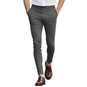 Pantalones Chinos con Botones en la Cintura, Cómodos Pantalones Chinos Estilo Lona, Pantalones de Calle, Pantalones Chinos al por Mayor a Precio Económico para Hombre - Product Image 1