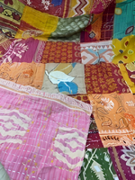 Couverture de qualité en coton fait à la main Couverture de lit de qualité supérieure Patchwork Couvre-lit décoratif au meilleur prix