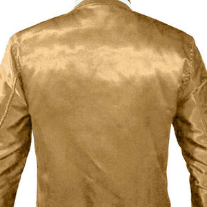 Chaqueta de invierno de satén de moda personalizada al por mayor para hombre, chaqueta universitaria de satén de béisbol de color sólido a precio barato para hombre, MOQ bajo - Product Image 6