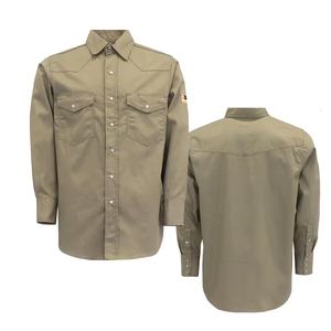 ชุดยูนิฟอร์มทำงานทนไฟแบบกำหนดเอง มองเห็นได้ชัดเจน ทนทาน แข็งแรง ผ้าฝ้าย 8 ออนซ์ ป้องกันความปลอดภัย ขั้นต่ำในการสั่งซื้อน้อย ได้รับมาตรฐาน CE - Product Image 4