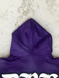 100% coton Extra 4 fermeture à glissière lavage à l'acide broderie en détresse fermeture éclair poids lourd Unsex mode à capuche - Product Image 3