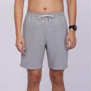 Short basique personnalisé pour hommes 2025 tissu respirant pour les jeunes 100% coton couleur unie lâche décontracté vêtements pour hommes Jogging Shorts - Product Image 1