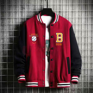 แจ็กเก็ตทีมโรงเรียนสำหรับเด็ก, แจ็กเก็ตบอมเบอร์แจ็คเก็ตบอมเบอร์ไซส์ใหญ่สำหรับใส่ไปโรงเรียนการบินเบสบอล - Product Image 6