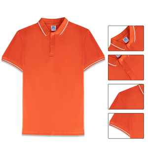 Camisetas Polo de Secado Rápido para Hombre con Logotipo Personalizado, Camisetas Polo de Trabajo al por Mayor, Camiseta Polo Lisa de Color Sólido, Camiseta Polo de Talla Grande para Hombre - Product Image 2