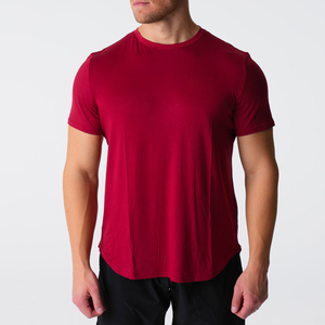 Nueva camiseta de compresión para hombre, de manga corta Camiseta deportiva para entrenamiento de gimnasia de alto estiramiento muscular - Product Image 2