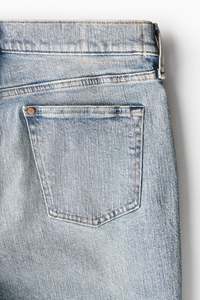 กางเกงยีนส์ผ้าเดนิมผ้าฝ้าย100% คุณภาพสูง5กระเป๋าของผู้ชายกางเกงยีนส์รัดรูปผ้ายืดสวมใส่สบาย - Product Image 3