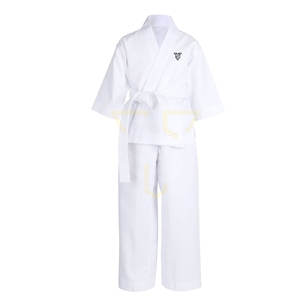 Uniforme de Karate Personalizado de Primera Calidad con Logotipo y Cinturón Incluidos, Hecho en Pakistán, Ropa de Artes Marciales 100% Algodón, Unisex para Adultos - Product Image 1