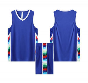 Ensemble de shorts de basket-ball brodés avec drapeau de Cooper de haute qualité en gros, séchage rapide, respirant - Product Image 2