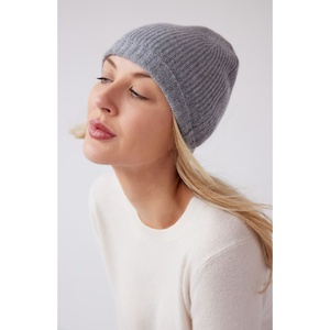 Berretto Nordstrom in misto cashmere riciclato caldo, grigio melange, in tessuto lavorato a maglia - Product Image 3