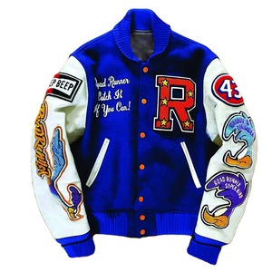 Manufacture Vintage Men's Varsity <b>Jacket</b> Custom Sleeve Heavyweight Streetwear Embroidered Contrast Letterman Design Men's <b>Jacket</b> - Product Image 5