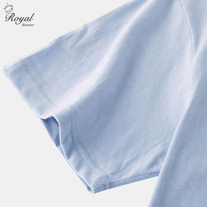 Camiseta de Verano para Hombre de Algodón/Poliéster con Logotipo Frontal, Tejido de Punto, Manga Corta, Diseño Casual, Patrón Liso, Transpirable y Antibolitas - Product Image 3