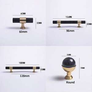 Boutons pour armoires Boutons en marbre les plus vendus avec taille de forme de couleur personnalisée Fabriqué en Inde Article - Product Image 2