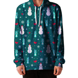 2025 última llegada Sudadera con capucha de sublimación ligera personalizada para hombres impresión de alta calidad suministro a granel al por mayor - Product Image 1