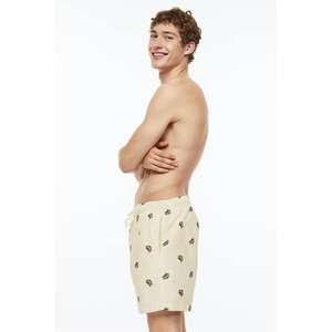 100% coton mi-taille Compression Shorts pour hommes haute qualité mode tricoté tissage solide Style décontracté élastique taille fermeture - Product Image 2