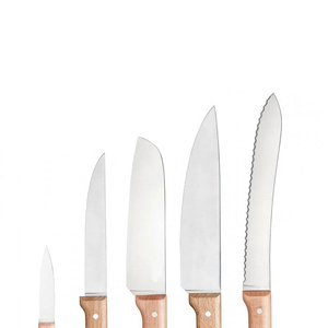 Ensemble de couteaux de chef professionnels en acier inoxydable durable, fabriqués à la main, avec emballage cadeau, essentiels modernes pour la cuisine à domicile - Product Image 5