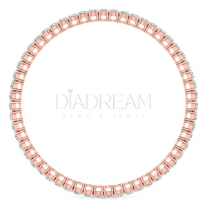 Bracelets en argent sterling 925 exclusifs, sertis de diamants de clarté VVS, plaqués or, tendance pour femmes - Cadeaux et fêtes - Product Image 5