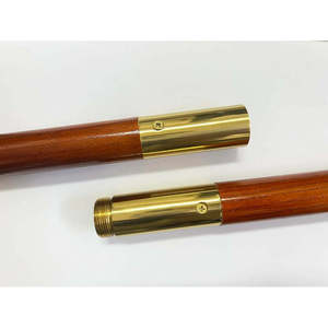 ชุดเสาธงไม้โอ๊คขนาด 8 ฟุต สำหรับใช้ภายในอาคาร พร้อมชุดธงสำหรับขบวนพาเหรดขนาด 8 ฟุต ลายอินทรีแบบกำหนดเอง สำหรับใช้ภายในอาคาร  ไม่รวมธงที่ทำจากผ้าฝ้าย ไนลอน และโพลีเอสเตอร์ที่พิมพ์ลายดิจิทัล - Product Image 4