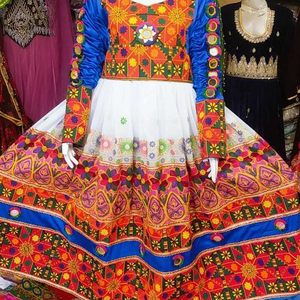 Vestido Afgano Kuchi para Mujer, Traje Salwar Kameez, Estilo Indio Pakistaní, Diseñado para Eid, Bodas y Fiestas, Hecho en Afganistán - Product Image 1