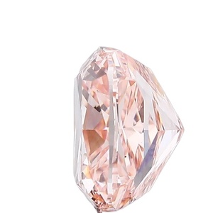COUSSIN CARRÉ COUPE BRILLANT 3.02ct CVD Lab Grown Synthétique Fantaisie Vivid Orangy Rose VS1 Pureté IGI Certifié Pierre 560224156 - Product Image 2