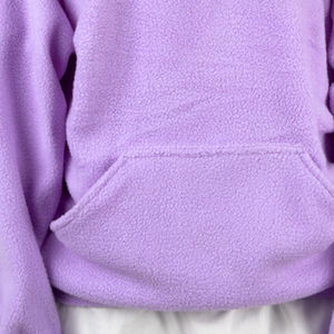 Sudaderas con capucha de lana polar a granel unisex Diseño de impresión 3D de material suave de secado rápido con logotipo bordado para entusiastas del aire libre en invierno - Product Image 5