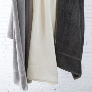 Luxury Ribbed <b>Turkish</b> Cotton Quick-Dry Eco-Friendly <b>Toweling</b> and Bathrobe - Product Image 1