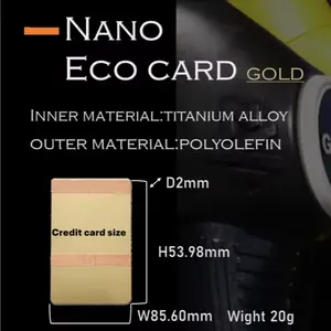 Nano Eco Card Car Fuel Petrol Saver para Gas-powered LPG Vehicle