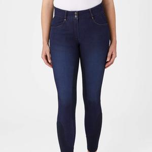 กางเกงขี่ม้าสำหรับผู้หญิงเสื้อผ้าผ้ายีนส์ยืดได้4ทางกางเกงขายาวออกแบบได้ตามต้องการ - Product Image 5