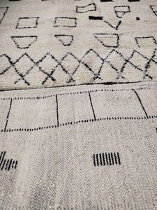 Tapis marocain BENIOURAIN moderne en laine, tissé à la main, à poils longs, antidérapant, rembourré, tapis de prière pour la maison, le salon, l'extérieur - Product Image 6