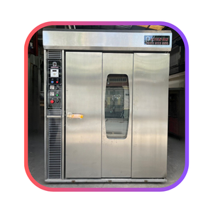 Easy to Operate Bakery Bread Oven 24 Trays Motor 1.5 Hp Warranty 1 Year Industry Bread <b>Rotary</b> Oven Kien an Vietnam Manufacturer - Product Image 2