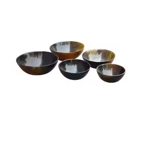 ชามเขาควายงานฝีมือธรรมชาติสำหรับเครื่องครัวทรงใบไม้สำหรับโต๊ะอาหารใช้โดยงานฝีมือพระจันทร์เสี้ยว - Product Image 2