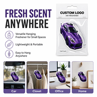 Fabricants de cartes parfumées pour voiture en papier vanille, modèle 3D personnalisé, huiles essentielles, parfum longue durée, désodorisant pour voiture