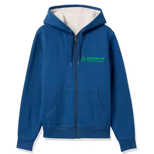 Sudaderas con Cremallera Unisex Estilo Vintage para Venta al por Mayor 2026, con Logotipo Personalizado, Transpirables, de Algodón/Bambú, para Invierno, Servicio OEM - Product Image 2